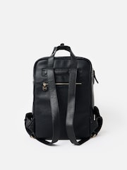 Oliver Bonas Black Mami  Laptop Backpack - Image 2 of 7