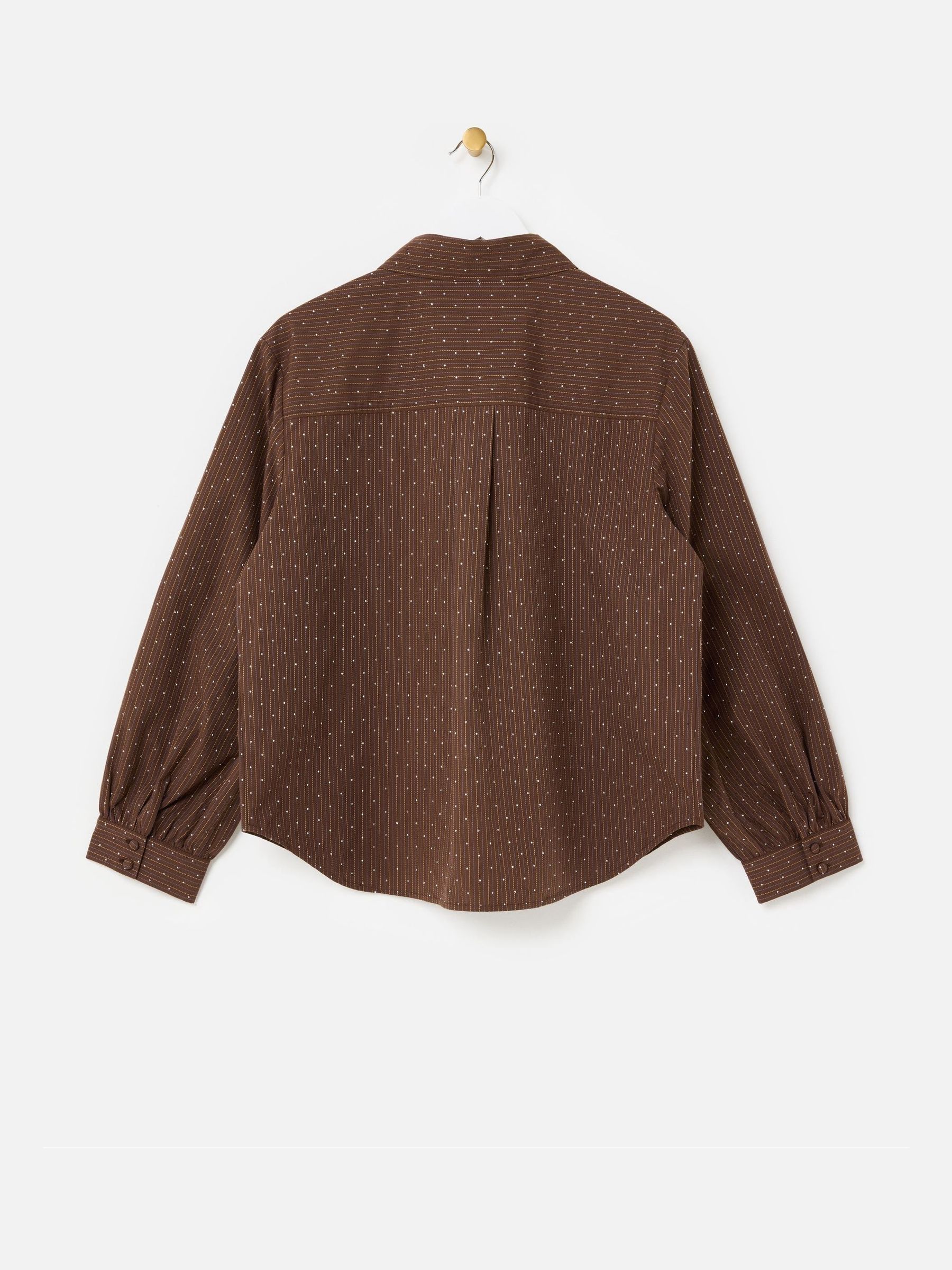 Buy Oliver Bonas Brown Rhinestone Shirt from Next USA