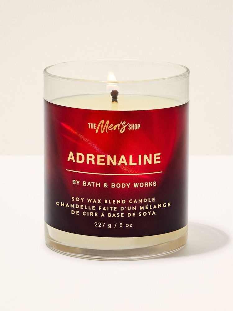 Bath & Body Works Adrenaline Single Wick Candle 227g - Image 1 of 1