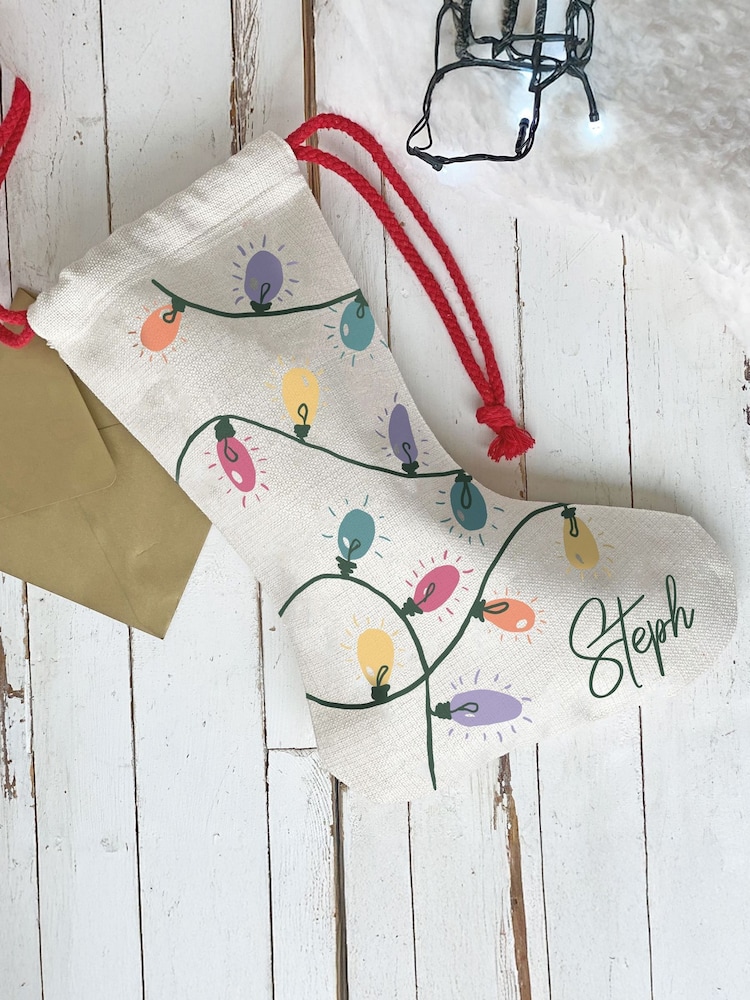 Solesmith Personalised Stocking Christmas Lights - Image 1 of 1 Solesmith Personalised Stocking Christmas Lights - Image 1 of 1