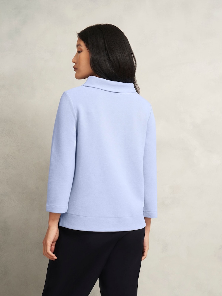 Hobbs Blue Betsy Top - Image 2 of 3 Hobbs Blue Betsy Top - Image 2 of 3