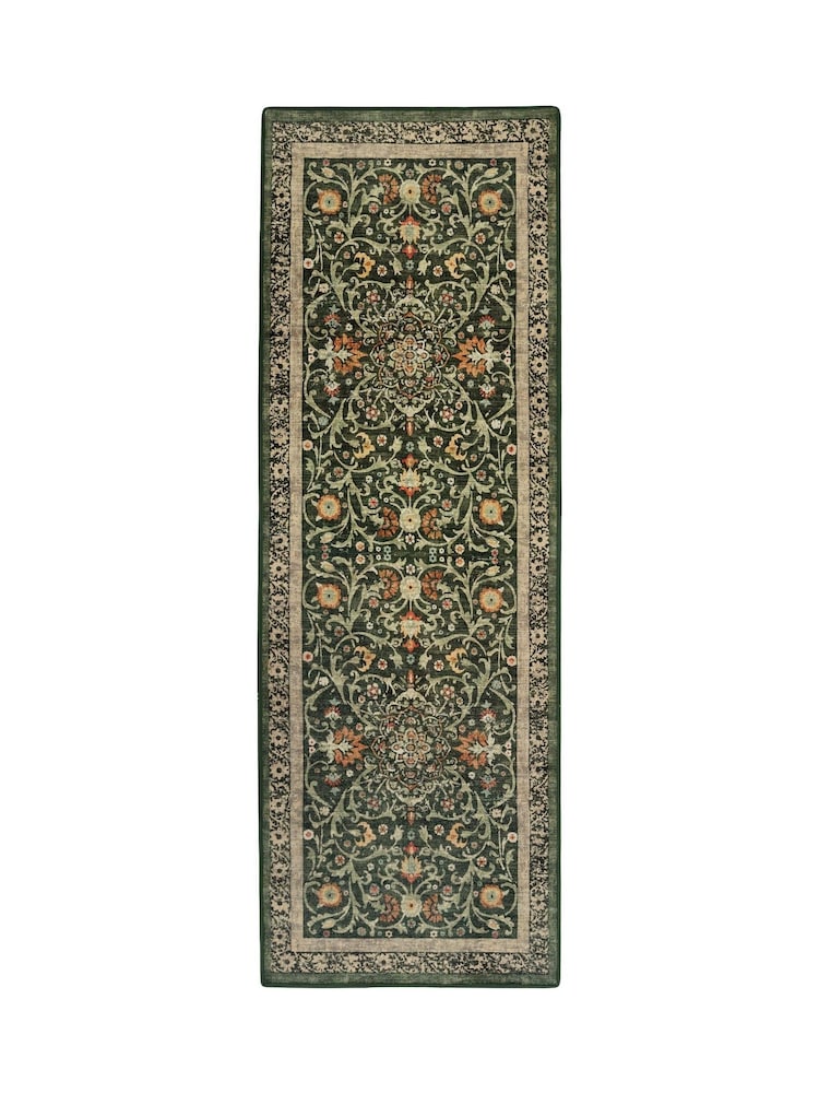 Hug Rug Green Country Paisley Runner - Image 4 of 4 Hug Rug Green Country Paisley Runner - Image 4 of 4