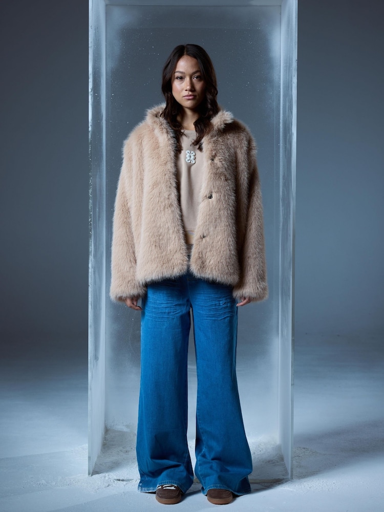 Smith & Soul Blue Wide Leg Drawstring Waist Jeans - Image 5 of 5 Smith & Soul Blue Wide Leg Drawstring Waist Jeans - Image 5 of 5