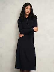 Hobbs Black Marta Knitted Dress - Image 1 of 4