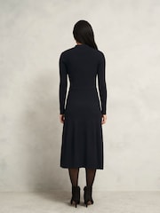 Hobbs Black Marta Knitted Dress - Image 2 of 4