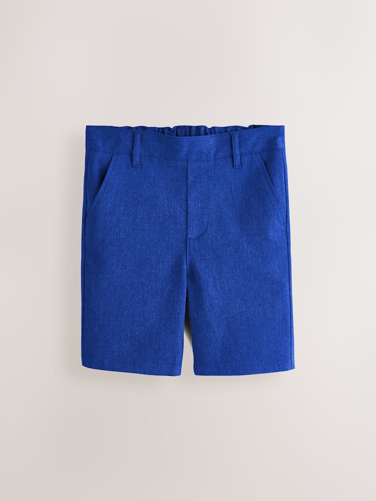 Cobalt Blue Clarks Cobalt Blue Pull-On School Shorts 2 Pack - Image 2 of 5