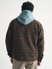 Abercrombie & Fitch Light Brown Boucle Long Sleeve Shirt - Image 4 of 6