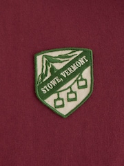 Abercrombie & Fitch Red Long Sleeve Rugby Polo Shirt - Image 8 of 8