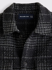 Abercrombie & Fitch Black Boucle Long Sleeve Shirt - Image 2 of 2