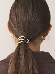 Gold Tone Metal Hair Bobble - Image 1 of 5