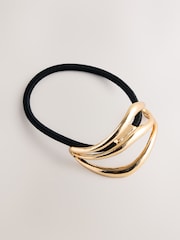 Gold Tone Metal Hair Bobble - Image 3 of 5