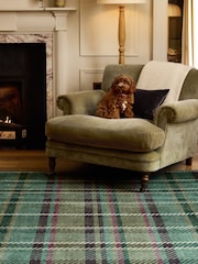 Hug Rug Emerald Isla Plaid Rug - Image 1 of 5