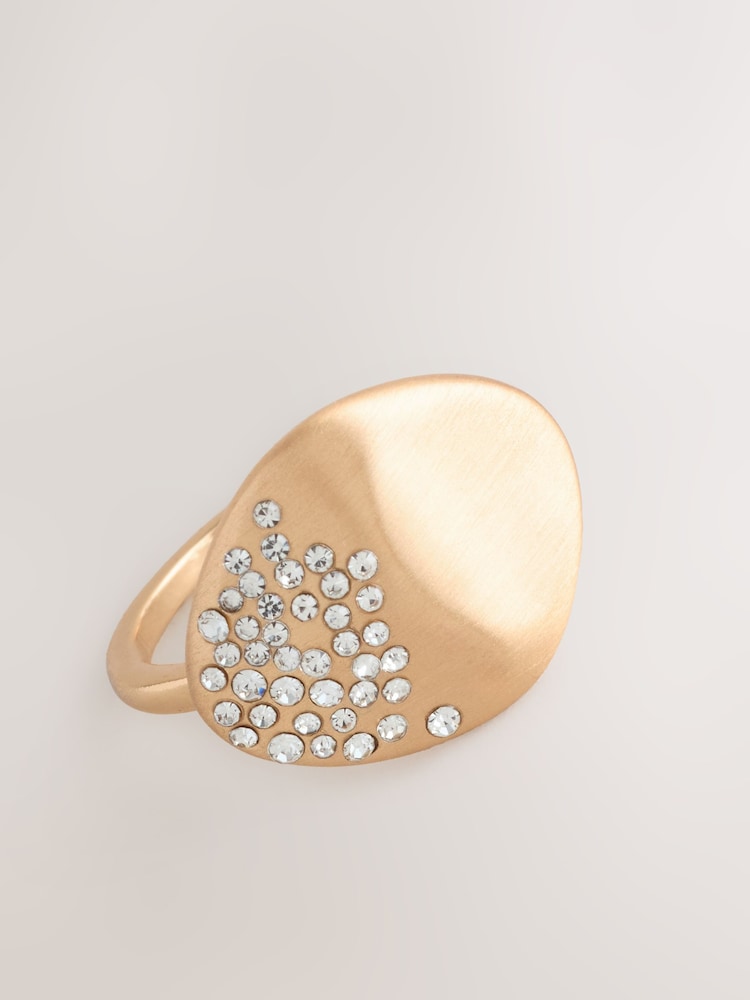 Qızıl Ton - Üzvi Səki Parıldayan Üzük - 3şəkildən 3 şəkil