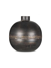 Nkuku Black Endo Iron Vase - Image 4 of 4