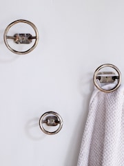 Nkuku Antique Brass Olani Bathroom Hooks - Image 3 of 5