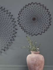 Nkuku Rust Arna Wire Wall Art - Image 1 of 2