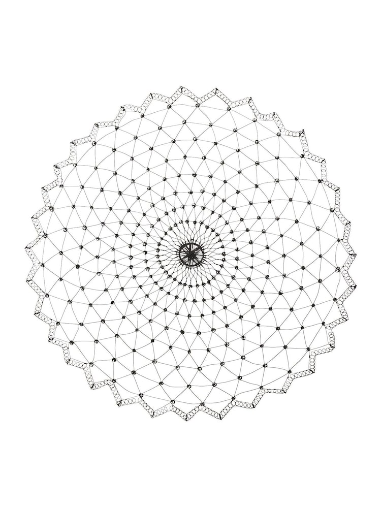 Nkuku Rust Arna Wire Wall Art - Image 2 of 2