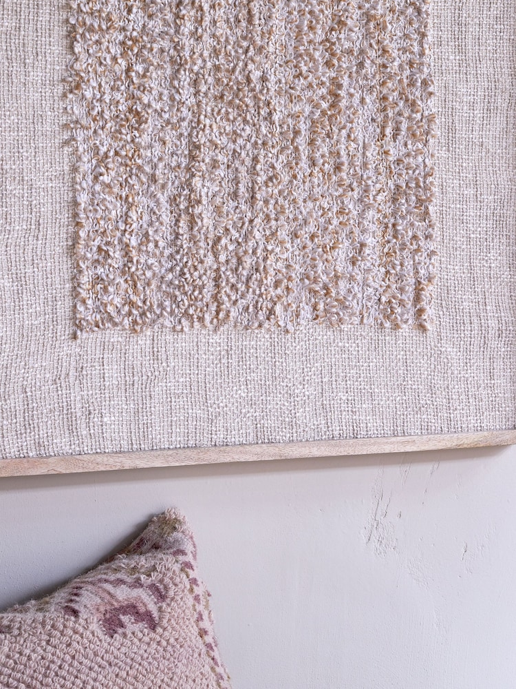 Nkuku Natural Ikona Textured Wall Art - Image 2 of 4