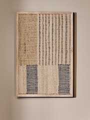 Nkuku Natural Gaiva Textile Wall Art - Image 1 of 4
