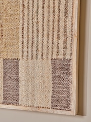 Nkuku Natural Gaiva Textile Wall Art - Image 2 of 4
