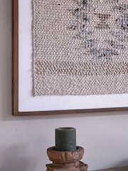 Nkuku Off White Lena Textured Wall Art - Image 2 of 5