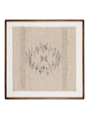 Nkuku Off White Lena Textured Wall Art - Image 3 of 5