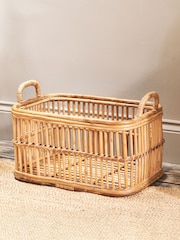 Nkuku Natural Rammi Rattan Laundry Basket - Image 2 of 5
