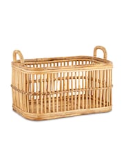 Nkuku Natural Rammi Rattan Laundry Basket - Image 3 of 5