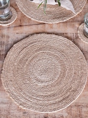Nkuku Natural Keso Woven Placemat - Image 1 of 3