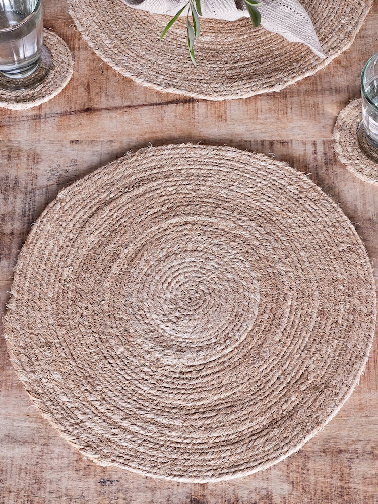 Nkuku Natural Keso Woven Placemat - Image 1 of 3