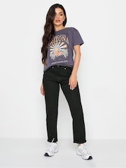 PixieGirl Petite Black BLACK MOM JEAN - Image 1 of 5