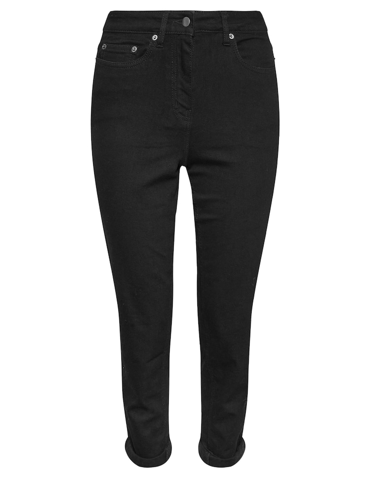 Schwarz - PixieGirl Petite – schwarze Mom-Jeans - Bild 5 von 5 Schwarz - PixieGirl Petite – schwarze Mom-Jeans - Bild 5 von 5