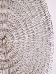 Nkuku Antique Brass Rayan Wire Wall Art - Image 3 of 3