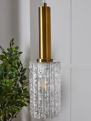 Visconte by BHS Matt Black Hugo 4L Diner Bar Glass Light - Image 3 of 9