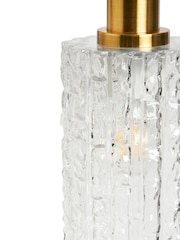 Visconte by BHS Matt Black Hugo 4L Diner Bar Glass Light - Image 8 of 9