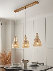 Visconte by BHS Mikael 3 Light Diner Bar Glass - Image 2 of 9