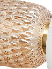 Visconte by BHS Satin Brass Edvin 7L Glass Dinner Bar - Image 8 of 9