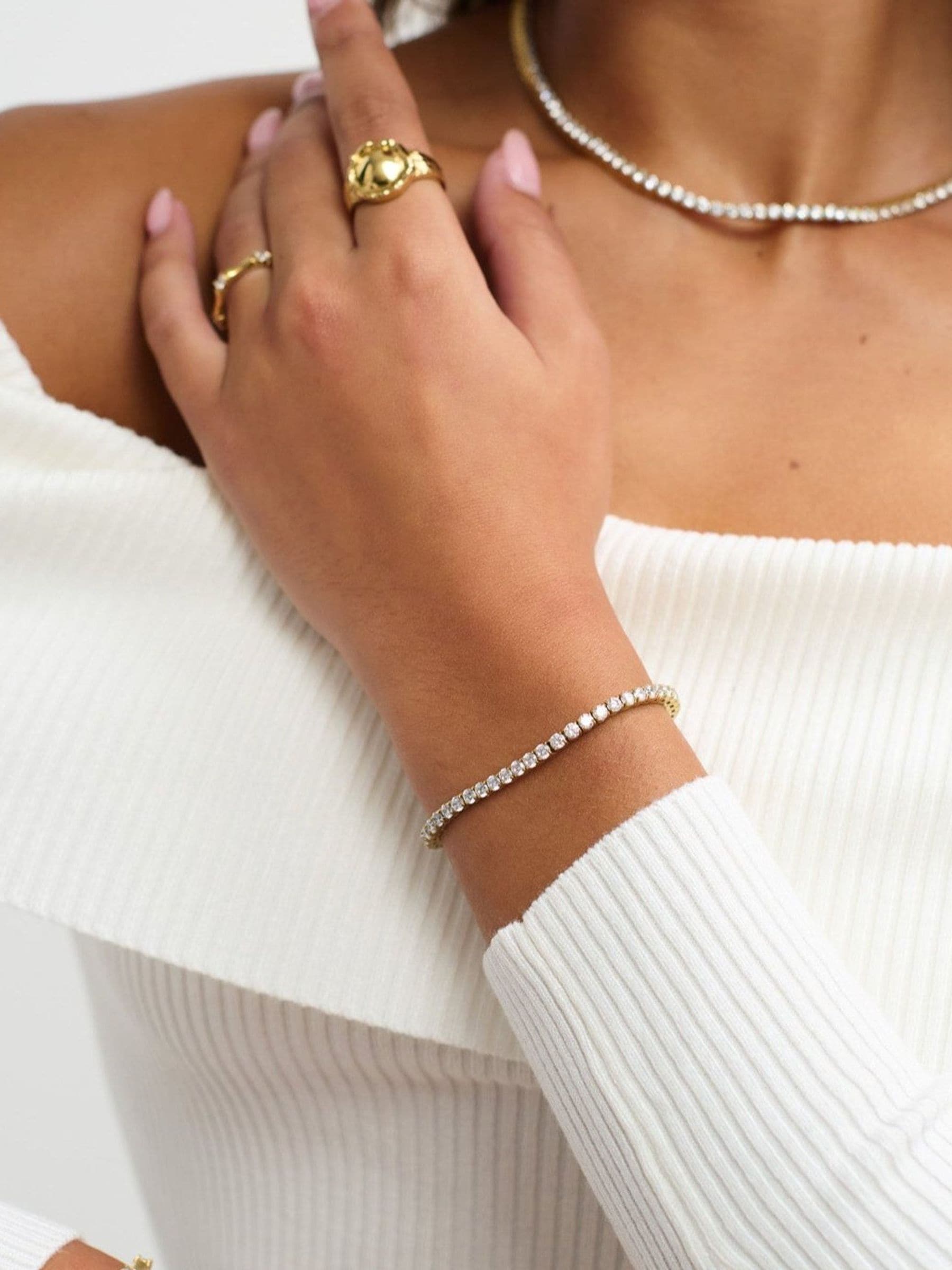 Buy D.LOUISE Waterproof Luxe Tennis Bracelet from Next Japan