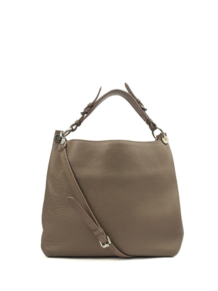 The Handbag Clinic Grey Mulberry Freya Shoulder Bag - Image 2 of 7 The Handbag Clinic Grey Mulberry Freya Shoulder Bag - Image 2 of 7