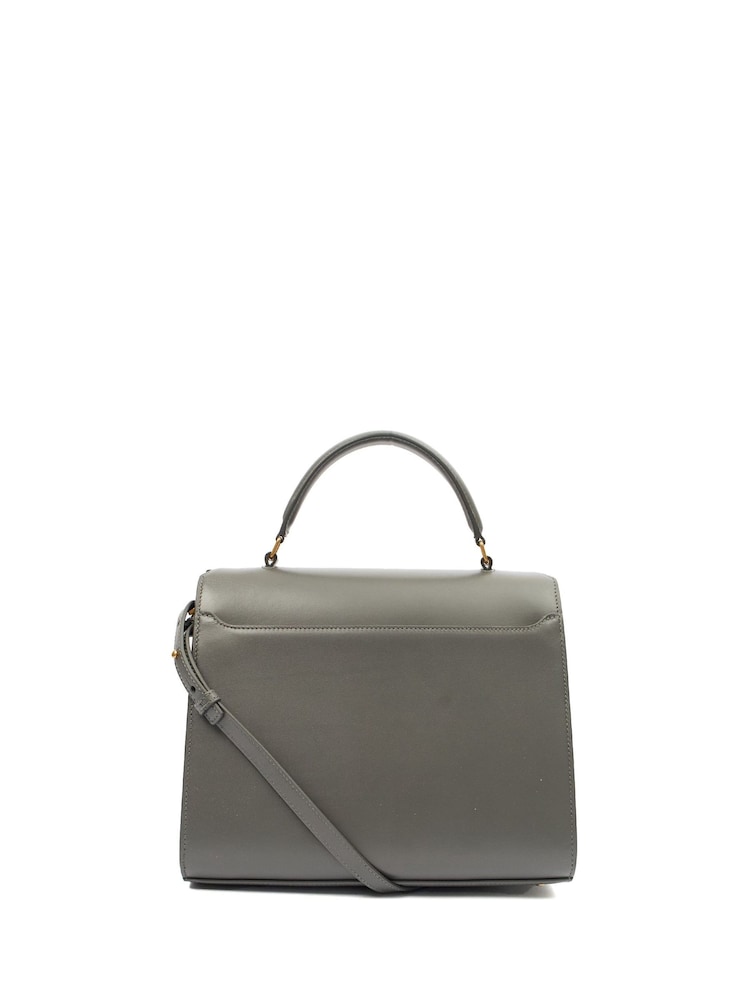 The Handbag Clinic Saint Laurent Grey Cassandra Medium Handle Top - Image 2 of 6 The Handbag Clinic Saint Laurent Grey Cassandra Medium Handle Top - Image 2 of 6