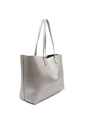 Saint Laurent Metallic East West Tote - Image 3 of 7
