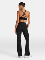 TALA Black Fleece Flared Yoga Joggers - Image 2 of 3