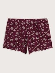 Tala Red Sleep Lounge Shorts - Image 3 of 3