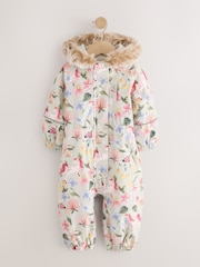 Sage Green Unicorn Waterproof Printed Snowsuit (3mths-7yrs) - Image 6 of 11