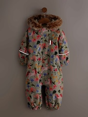 Sage Green Unicorn Waterproof Printed Snowsuit (3mths-7yrs) - Image 7 of 11