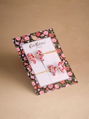 Cath Kidston Red Folding Star Ditsy Hair Grips 2 Pack - Image 4 of 4