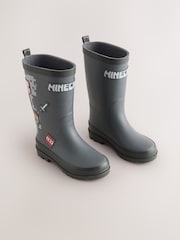 Grey Minecraft Rubber Wellies - Image 1 of 5