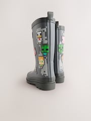 Grey Minecraft Rubber Wellies - Image 4 of 5