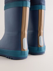 Navy Adjustable Cuff Wellies - Image 4 of 5