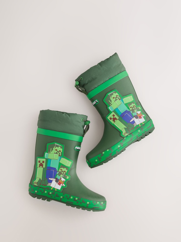 أخضر - Minecraft Cuff Wellies - صورة 5 من 5 أخضر - Minecraft Cuff Wellies - صورة 5 من 5